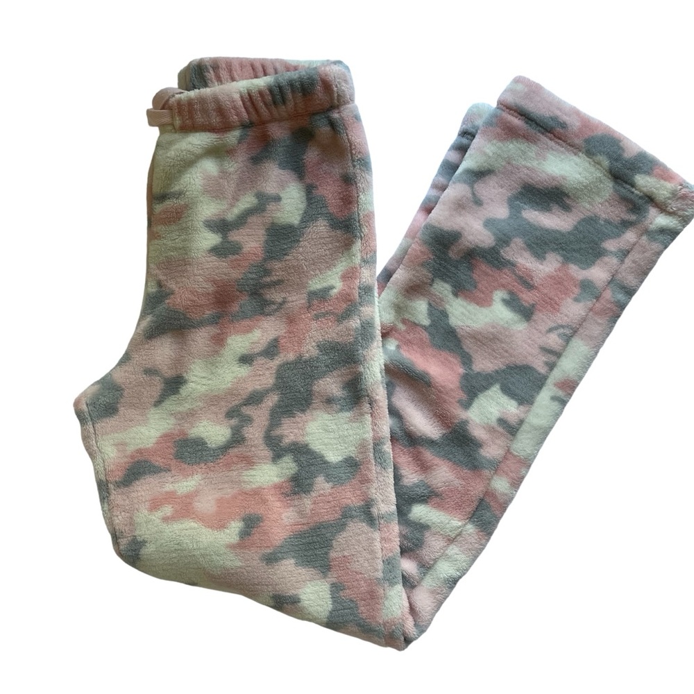 Tucker & Tate by Nordstrom Fluffy Girls Pajama Pants Pink Camo Size M